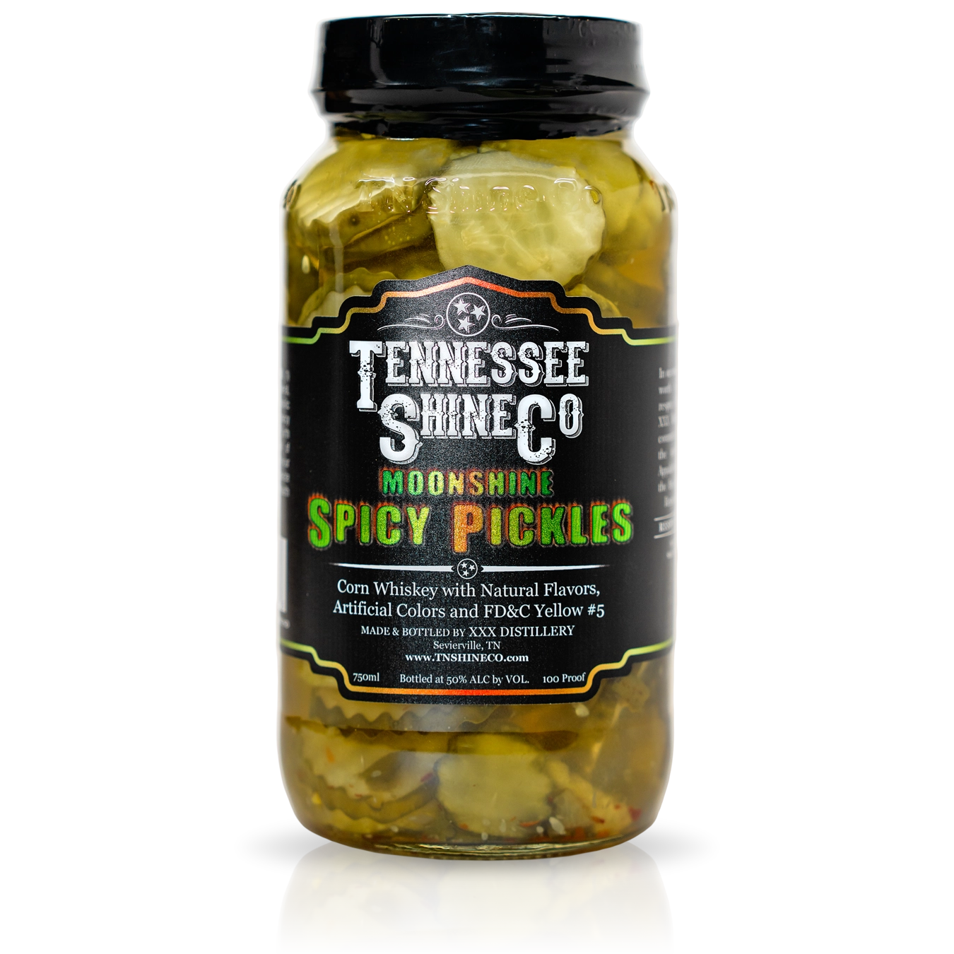 Moonshine Spicy Pickles - Tennessee Shine Company